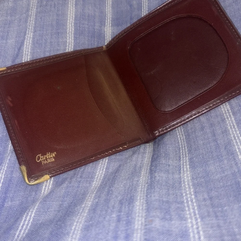 Cartier Brown and Gold Money Clip